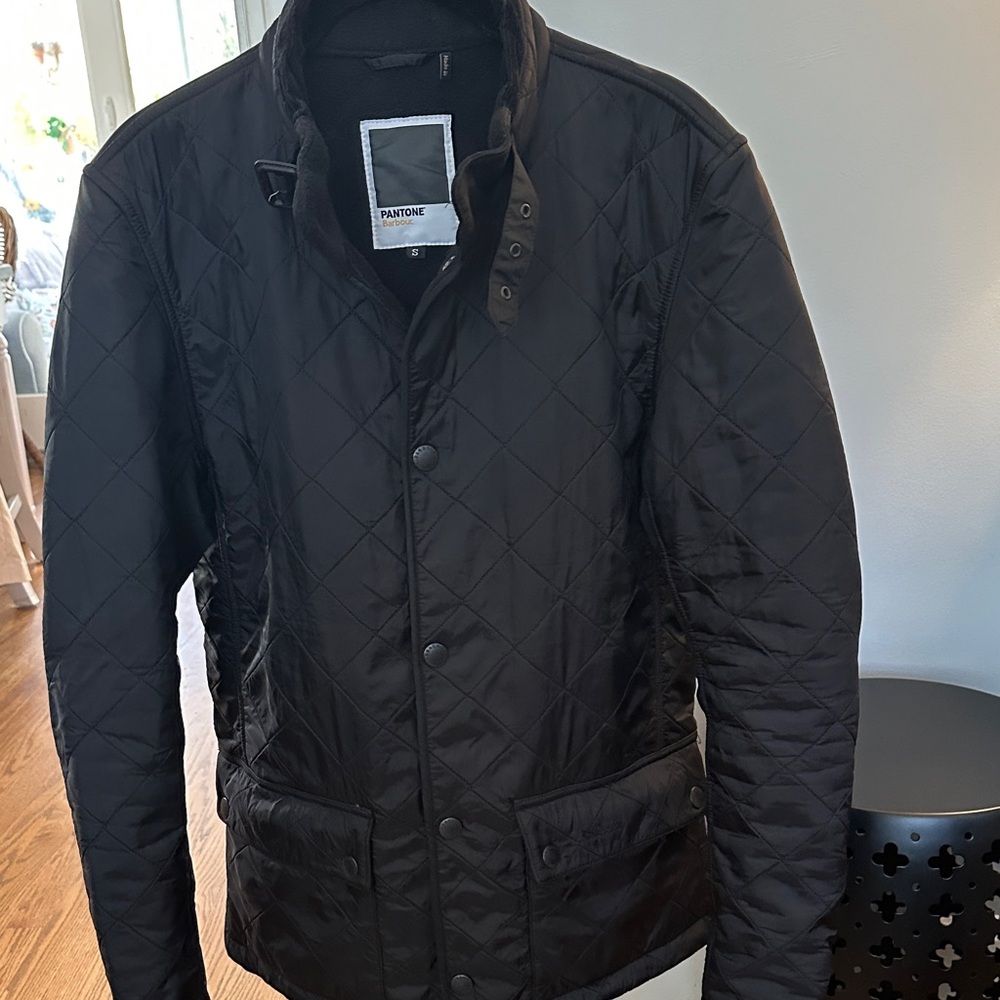 Barbour x Pantone Men’s Quilted Jacket - Black (Size 32-34)